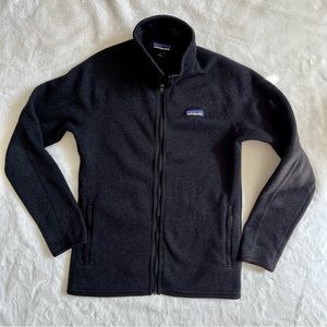 Patagonia Black Better Sweater Full Zip Jacket Small